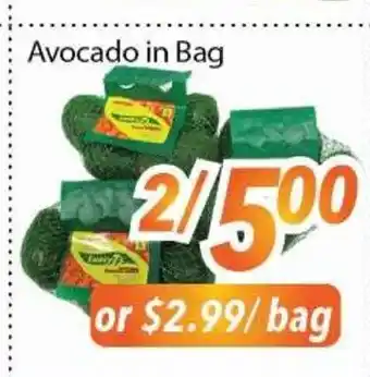 Bestco Food Mart Avocado in bag offer