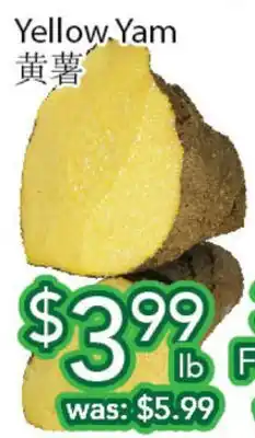 Ample Food Market Yellow yam offer