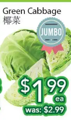 Ample Food Market Green cabbage offer