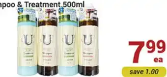 Oceans Fresh Food Market U-realm shampoo & treatment offer