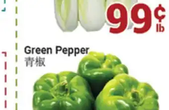 Oceans Fresh Food Market Green pepper offer