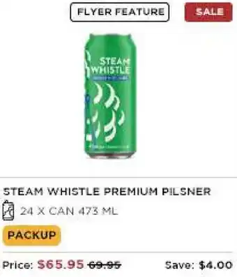 The Beer Store Steam whistle premium pilsner offer