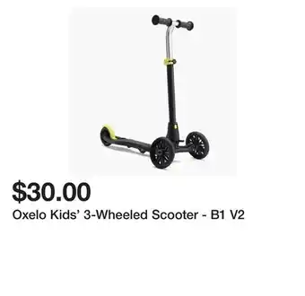 Decathlon Oxelo kids' 3-wheeled scooter - b1 v2 offer