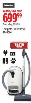 Canadian Tire Miele complete c3 excellence canister vacuum offer