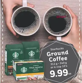 IGA Starbucks Ground Coffee 311g-340g or k-cup 10's offer