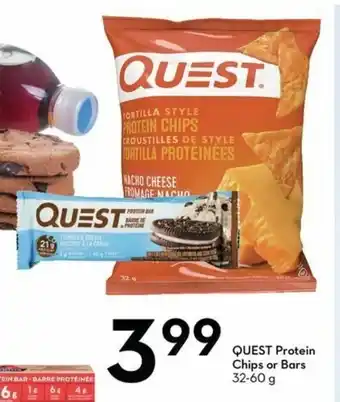 Sobeys QUEST Protein Chips or Bars 32-60g offer