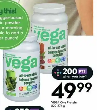 Sobeys VEGA One Protein 829-876g offer