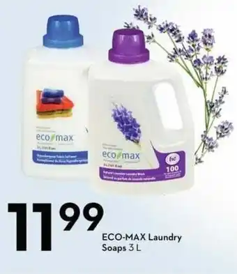 Sobeys ECO-MAX Laundry Soaps 3L offer