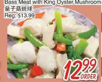 Foody Mart Bass meat with king oyster mushroom offer