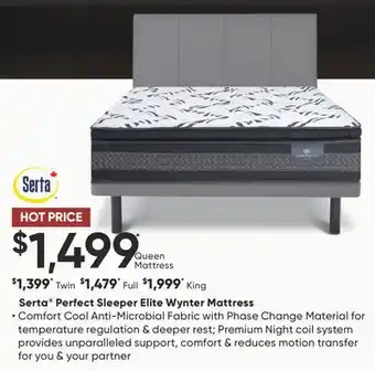 Dormez Vous Serta perfect sleeper elite wynter mattress offer