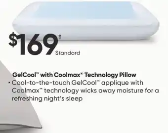 Dormez Vous Gelcool with coolmax technology pillow offer