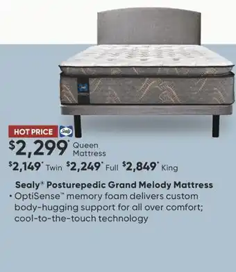Dormez Vous Sealy posturepedic grand melody mattress offer