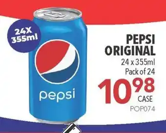 PEPSI ORIGINAL 24 x 355ml Pack of 24