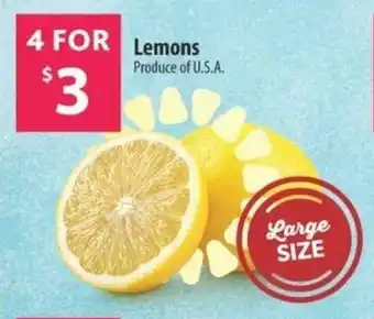 Co-op Lemons offer