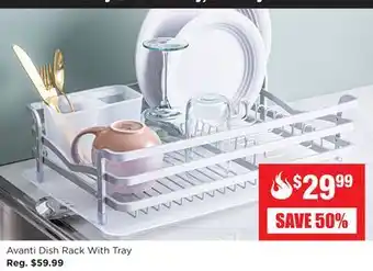 Kitchen Stuff Plus Avanti dish rack with tray offer