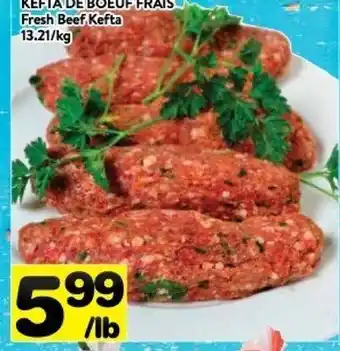 Supermarché PA Fresh beef kefta offer