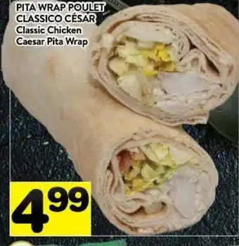 Supermarché PA Classic chicken caesar pita wrap offer