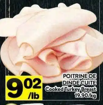 Supermarché PA Cooked turkey breast offer