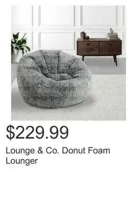 Costco Lounge & co. donut foam lounger offer