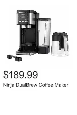Costco Ninja dualbrew coffee maker offer
