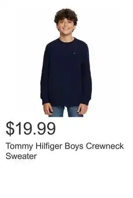 Costco Tommy hilfiger boys crewneck sweater offer