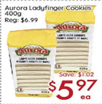 Sunny Food Mart Aurora ladyfinger cookies 400g offer