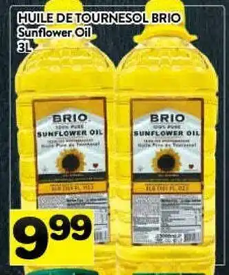 Supermarché PA Brio sunflower oil offer