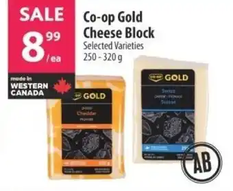 Co-op Co-op Gold Cheese Block Selected Varieties 250-320g offer