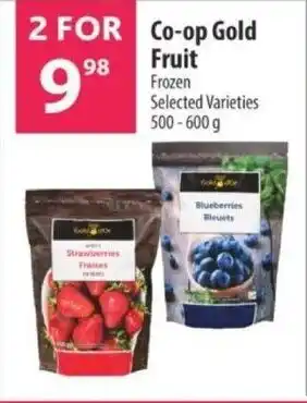Co-op Co-op Gold Fruit Frozen Selected Varieties 500-600g offer