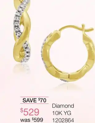Charm Diamond Diamond 10k yg offer