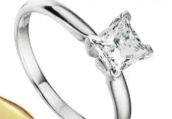 Charm Diamond Melody princess cut 1.00ct diamond ring offer