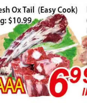 Seasons Foodmart Fresh ox tail (easy cook) offer