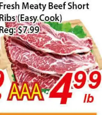 Seasons Foodmart Fresh meaty beef short ribs (easy cook) offer