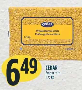 Marché Adonis Cedar frozen corn offer