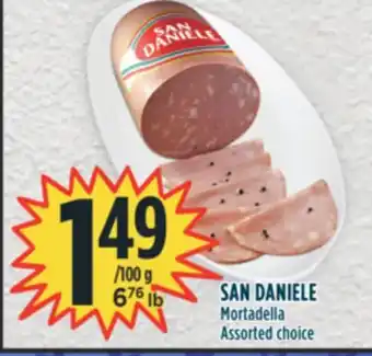 Marché Adonis San daniele mortadella offer