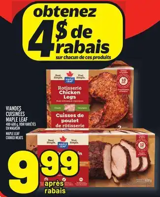 Metro Viandes cuisinées maple leaf | maple leaf cooked meats offer