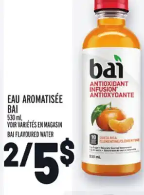 Metro Eau aromatisée bai | bai flavoured water offer