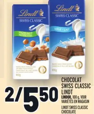 Metro Chocolat swiss classic lindt | lindt swiss classic chocolate offer