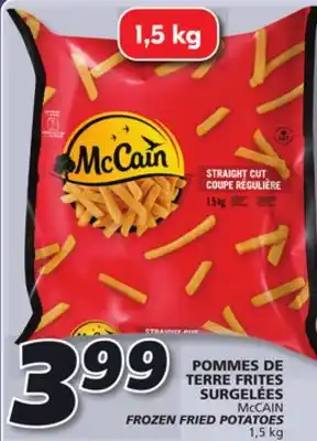 IGA Mccain frozen fried potatoes offer