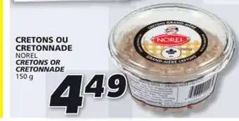 IGA Norel cretons or cretonnade offer