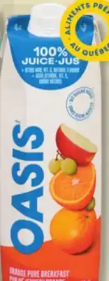 IGA Oasis fruit juice offer