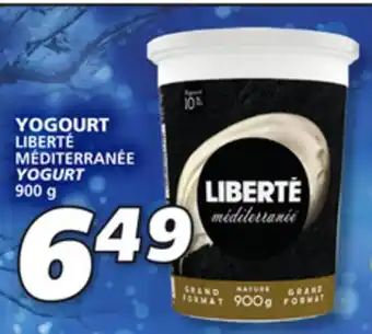 IGA Liberté méditerranée yogurt offer