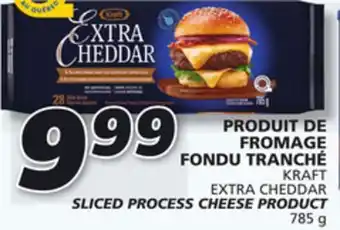 IGA Kraft extra cheddar sliced process cheese product offer