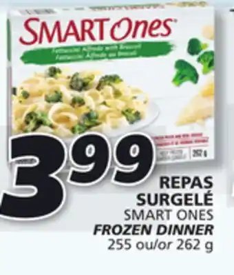 IGA Smart ones frozen dinner offer