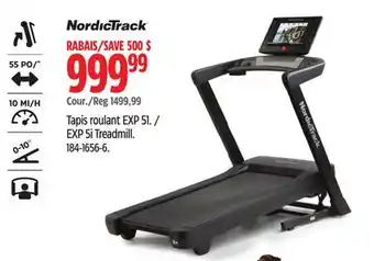 Canadian Tire Nordic track exp 5i treadmill offer