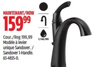 Canadian Tire Delta sandover 1-handle offer