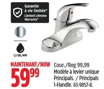 Canadian Tire Delta principals 1-handle offer