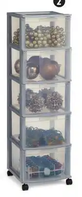 Canadian Tire Type a 5-drawer storage tower offer
