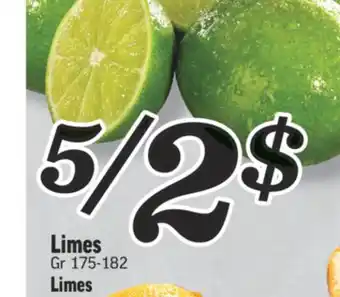 Marché Richelieu Limes | limes offer