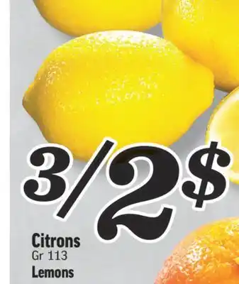Marché Richelieu Citrons | lemons offer